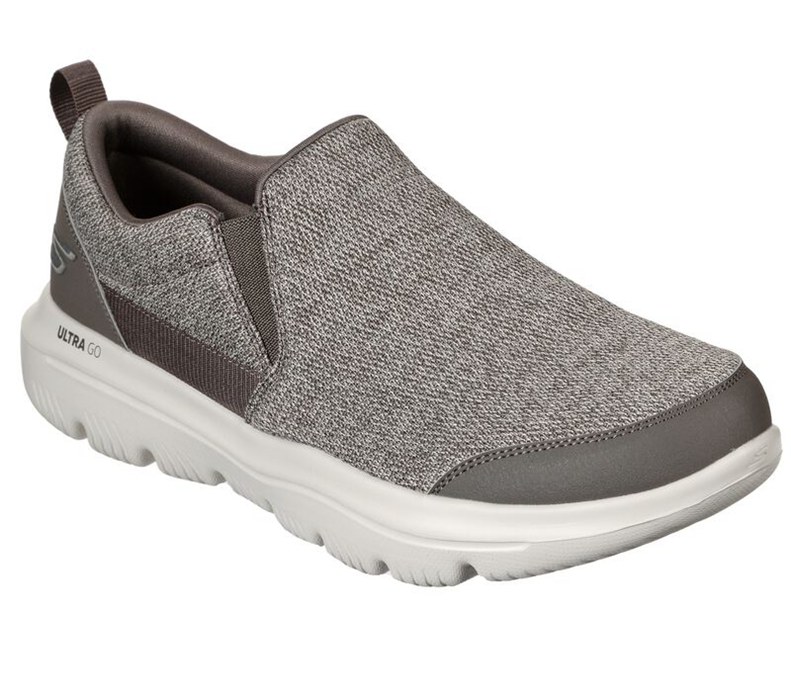 Skechers Herr Mörk Grå Slip On - Gowalk Evolution Ultra - Vectron - Sverige (LSGEI-5679)
